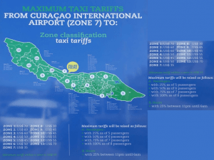 Curacao Luxury Holiday Rentals – Transport Taxi Map