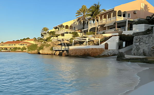 photo plage privée du resort