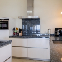 kitchen in the marvelous three bedroom penthouse apartment named Dolphin Paradise by Curacao Luxury Holiday Rentals