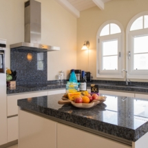kitchen in the marvelous three bedroom penthouse apartment named Dolphin Paradise by Curacao Luxury Holiday Rentals