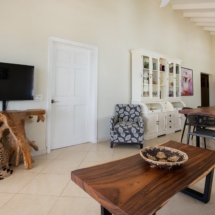 Living room of marvelous three bedroom penthouse apartment named Dolphin Paradise by Curacao Luxury Holiday Rentals