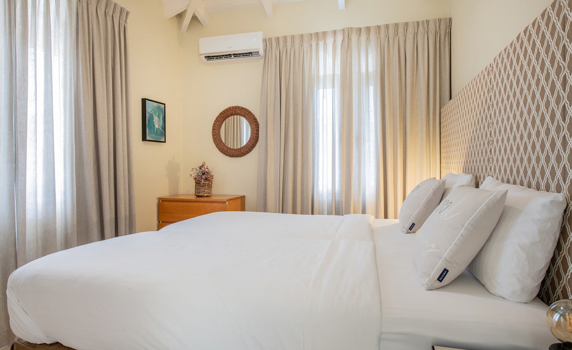 third bedroom in the marvelous three bedroom penthouse apartment named Dolphin Paradise by Curacao Luxury Holiday Rentals