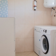washer dryer in the marvelous three bedroom penthouse apartment named Dolphin Paradise by Curacao Luxury Holiday Rentals